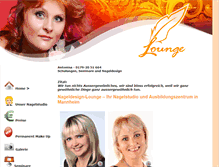 Tablet Screenshot of nagelstudio-lounge.de